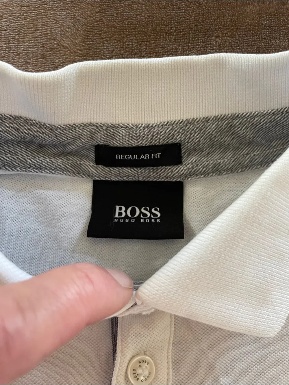 Hugo Boss crisp white